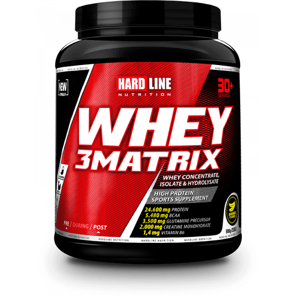 Hardline Whey 3Matrix Muz 908 Gr